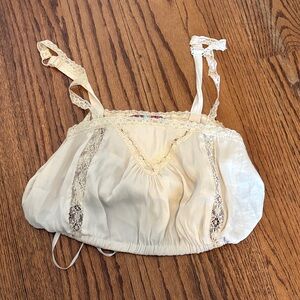 Urban Outfitters Cream Lace Cami